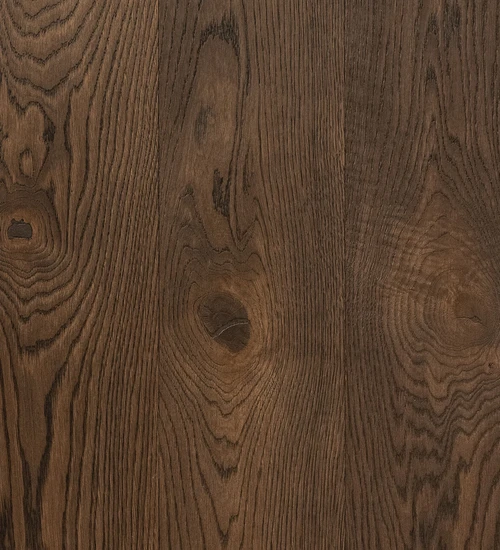 COFFEE BLACK wooden floor plank COFFEE BLACK Rustic - medium - dark brown putty, brushed, mordanted